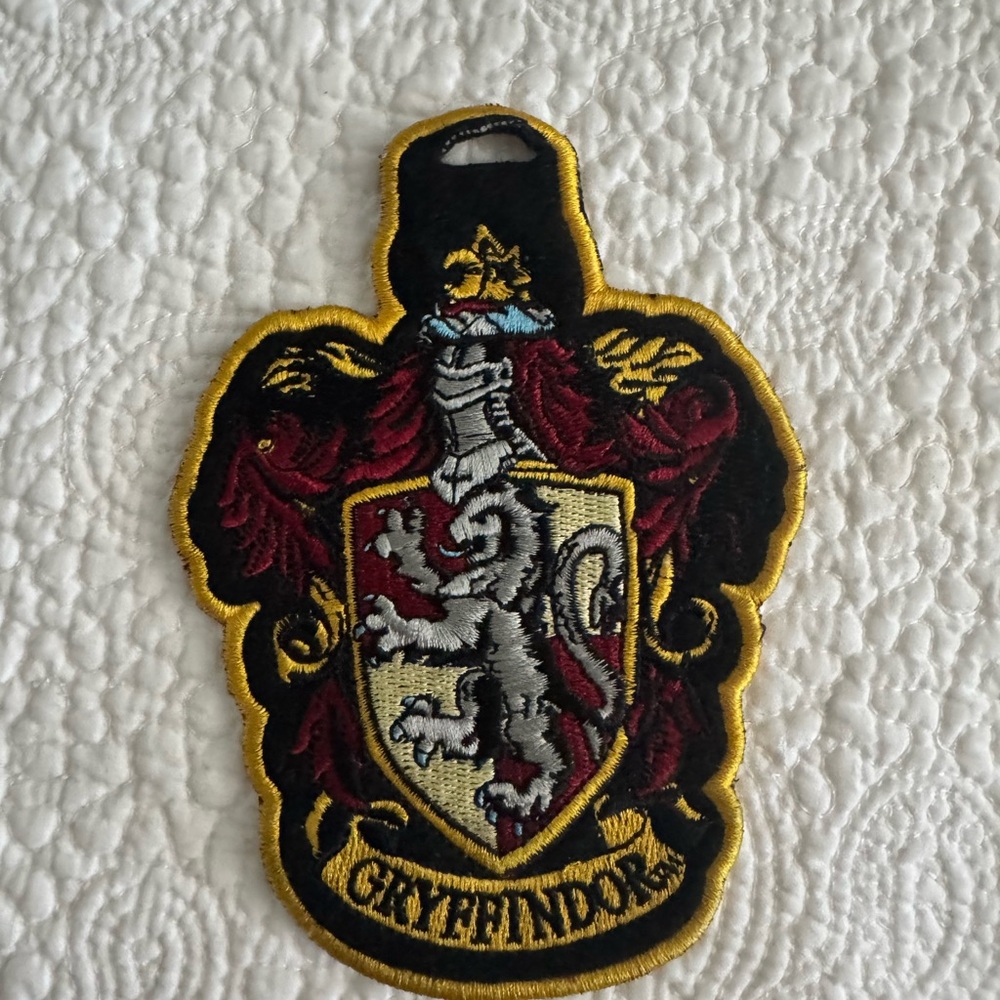 Harry Potter Black and Gold Patch Tag
